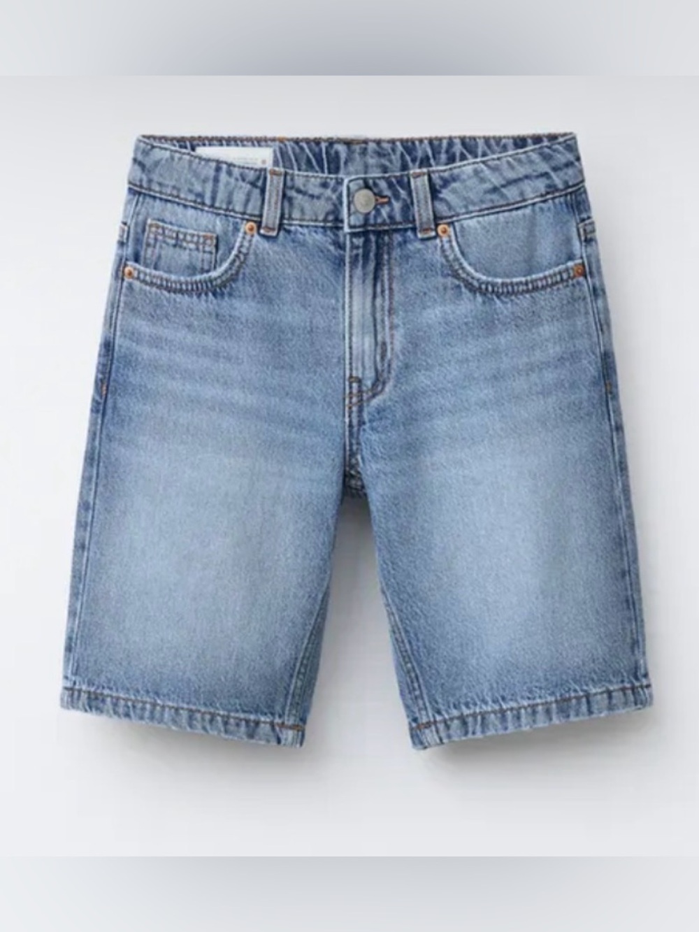 Zara Light Blue Denim Shorts